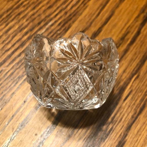 Other - Crystal salt cellar or jewelry dish perfect cond